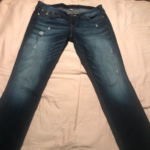True Religion Vintage Skinny w/the Flaps Size 31